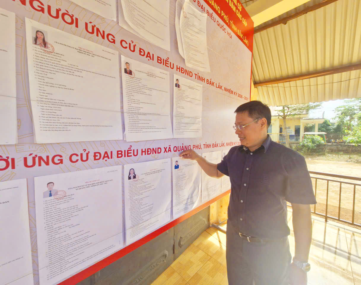 Xã Quảng Phú đa dạng hóa các hình thức tuyên truyền bầu cử