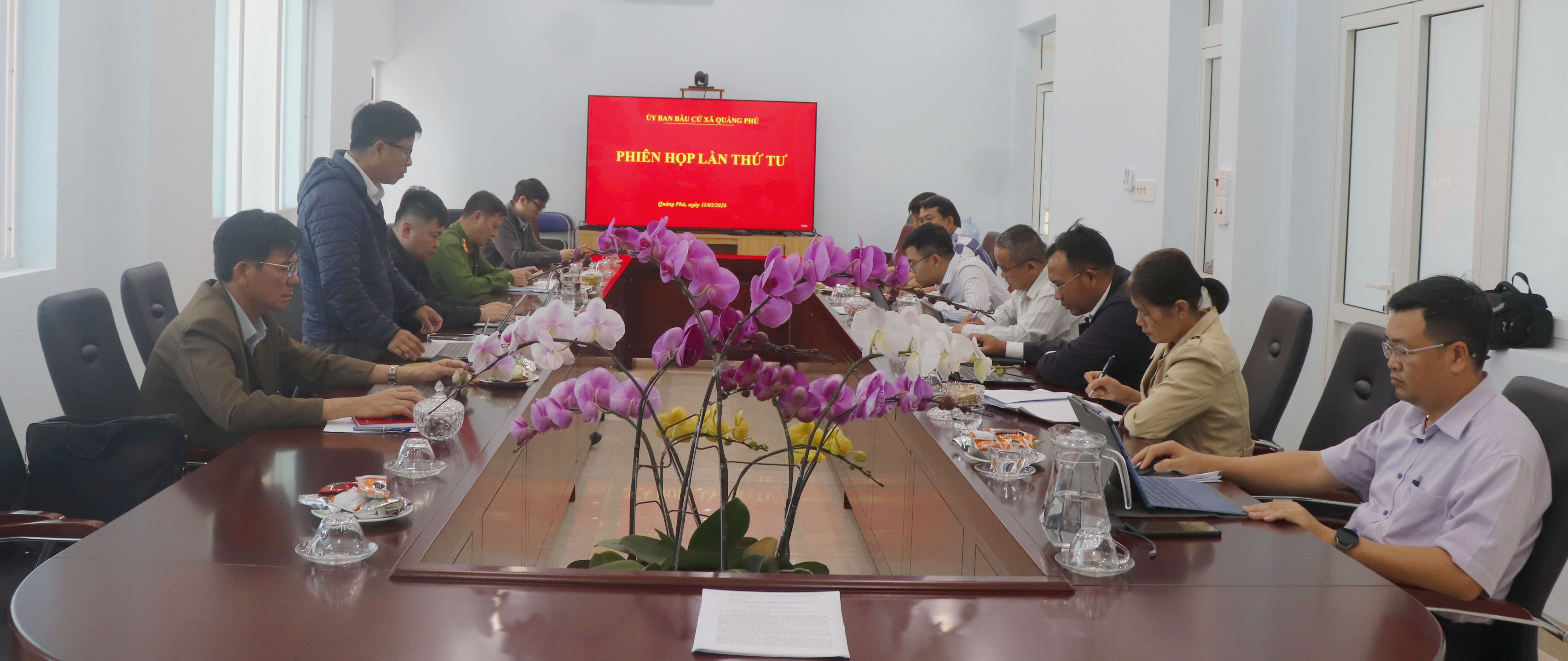 UBBC xã Quảng Phú tổ chức phiên họp thứ 4