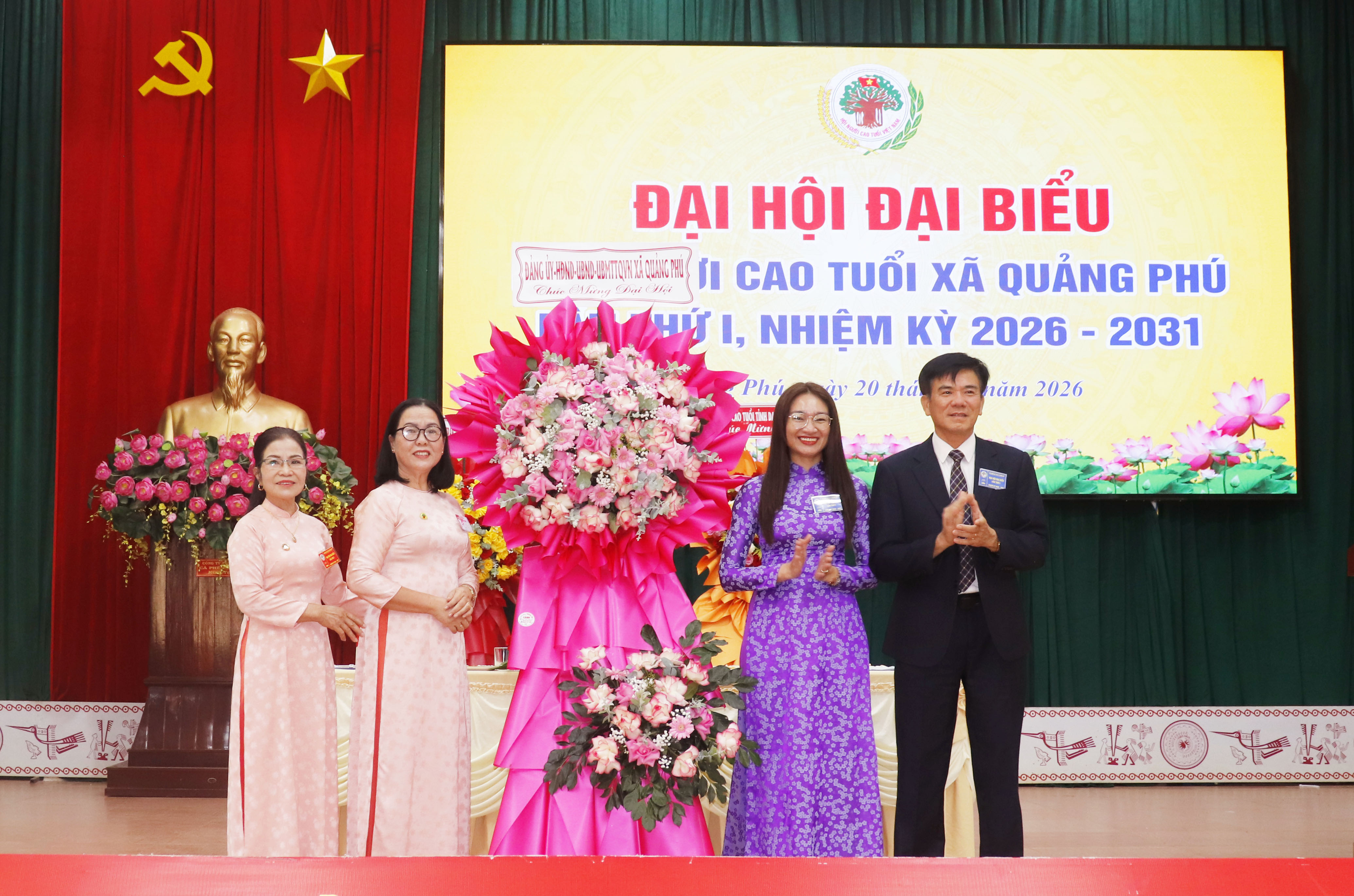 Đại hội Đại biểu hội người cao tuổi xã Quảng Phú lần thứ I, nhiệm kỳ 2026 – 2031