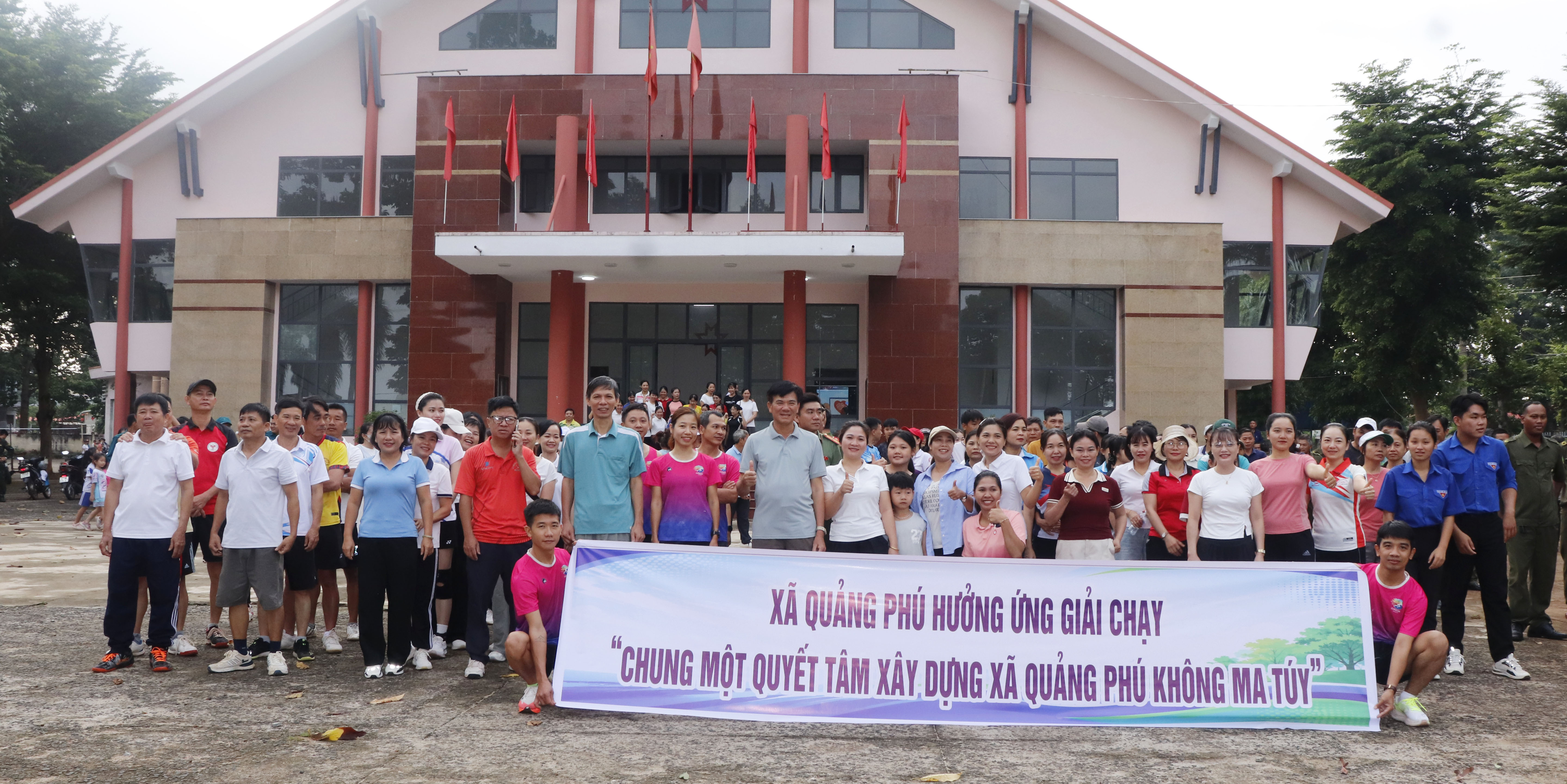 Xã Quảng Phú tham dự lễ mít tinh hưởng ứng tháng hành động phòng, chống ma túy