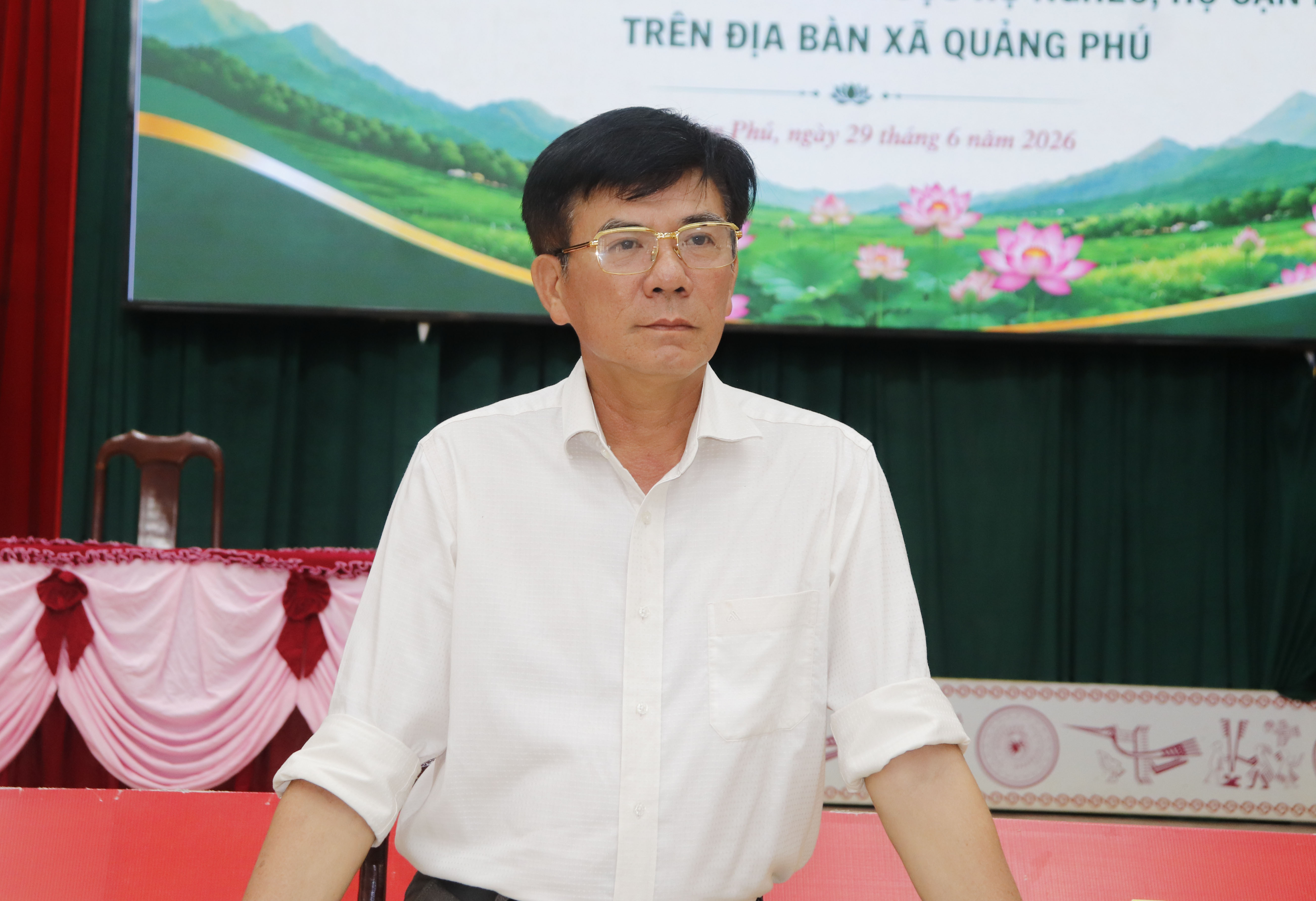 UBND xã Quảng Phú tổ chức hội nghị bốc thăm hỗ trợ đất ở cho hộ đồng bào dân tộc thiểu số thuộc hộ nghèo, hộ cận nghèo chưa có đất ở