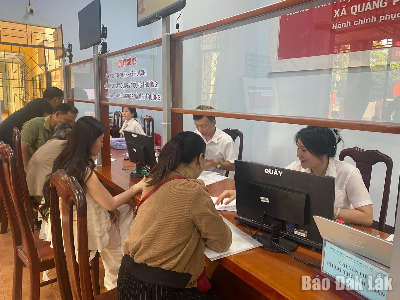 Quảng Phú: Đột phá cải cách hành chính, xây dựng chính quyền số