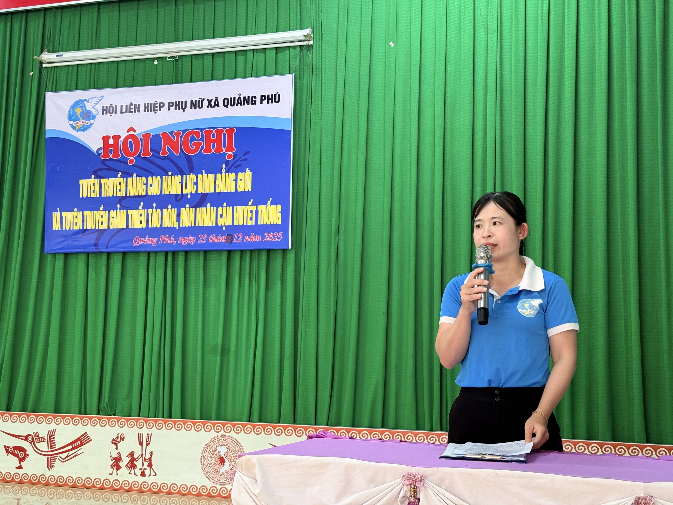 Tuyên truyền nâng cao năng lực bình đẳng giới và truyền thông giảm thiểu tình trạng tảo hôn, hôn nhân cận huyết thống